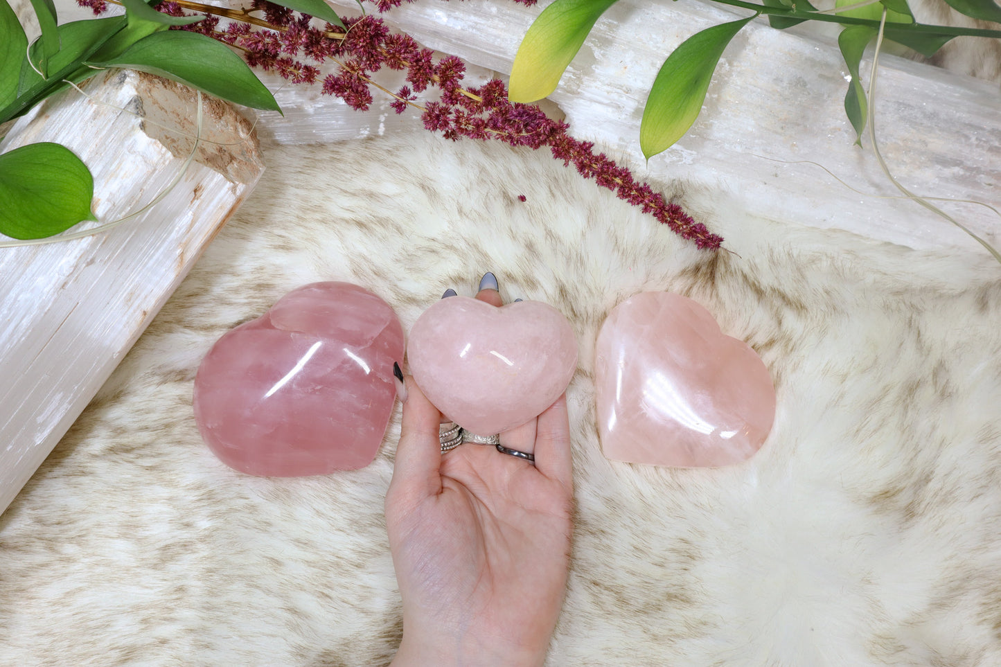 Rose Quartz Heart #3