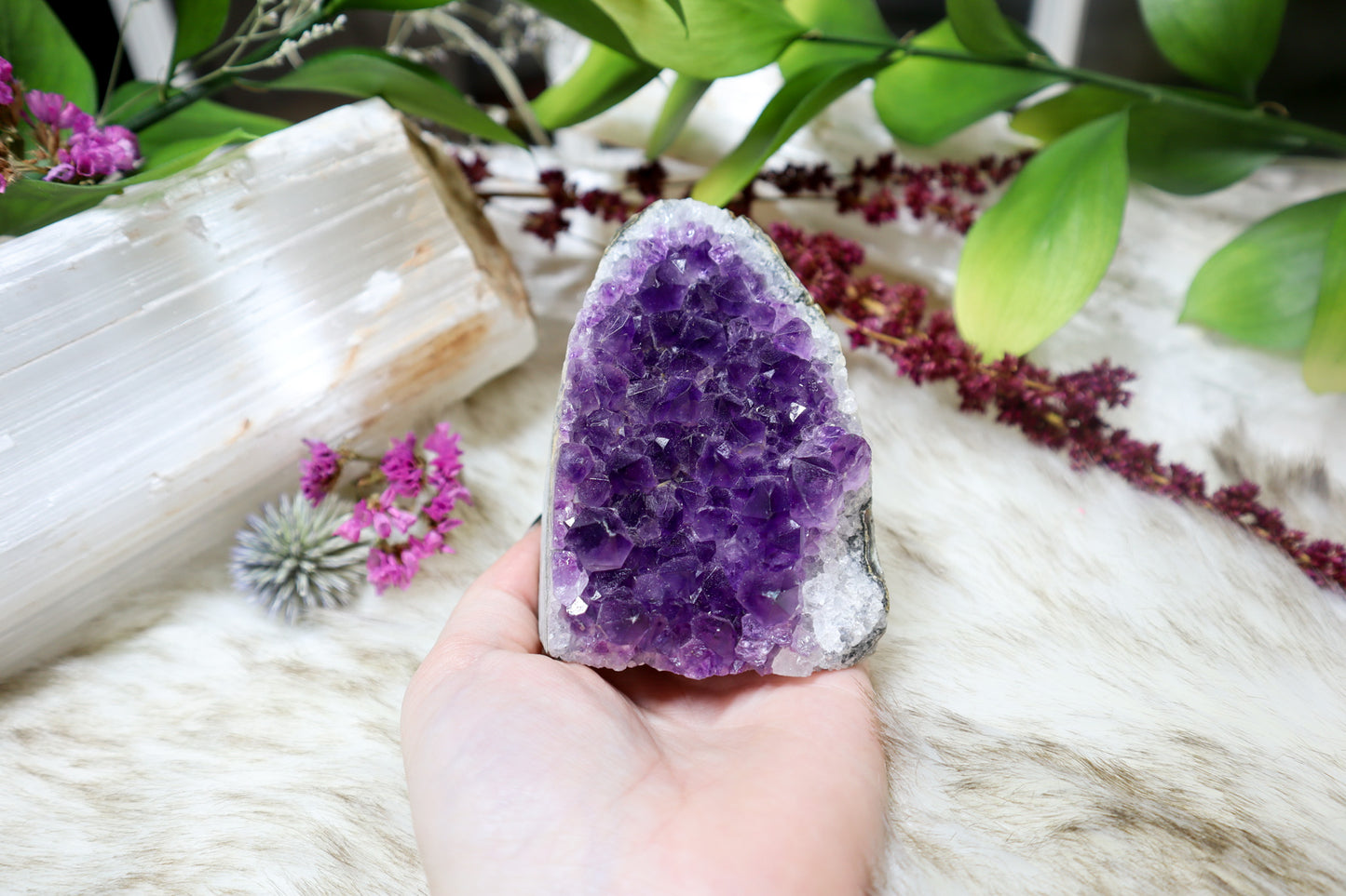 Amethyst Free-Standing Geode