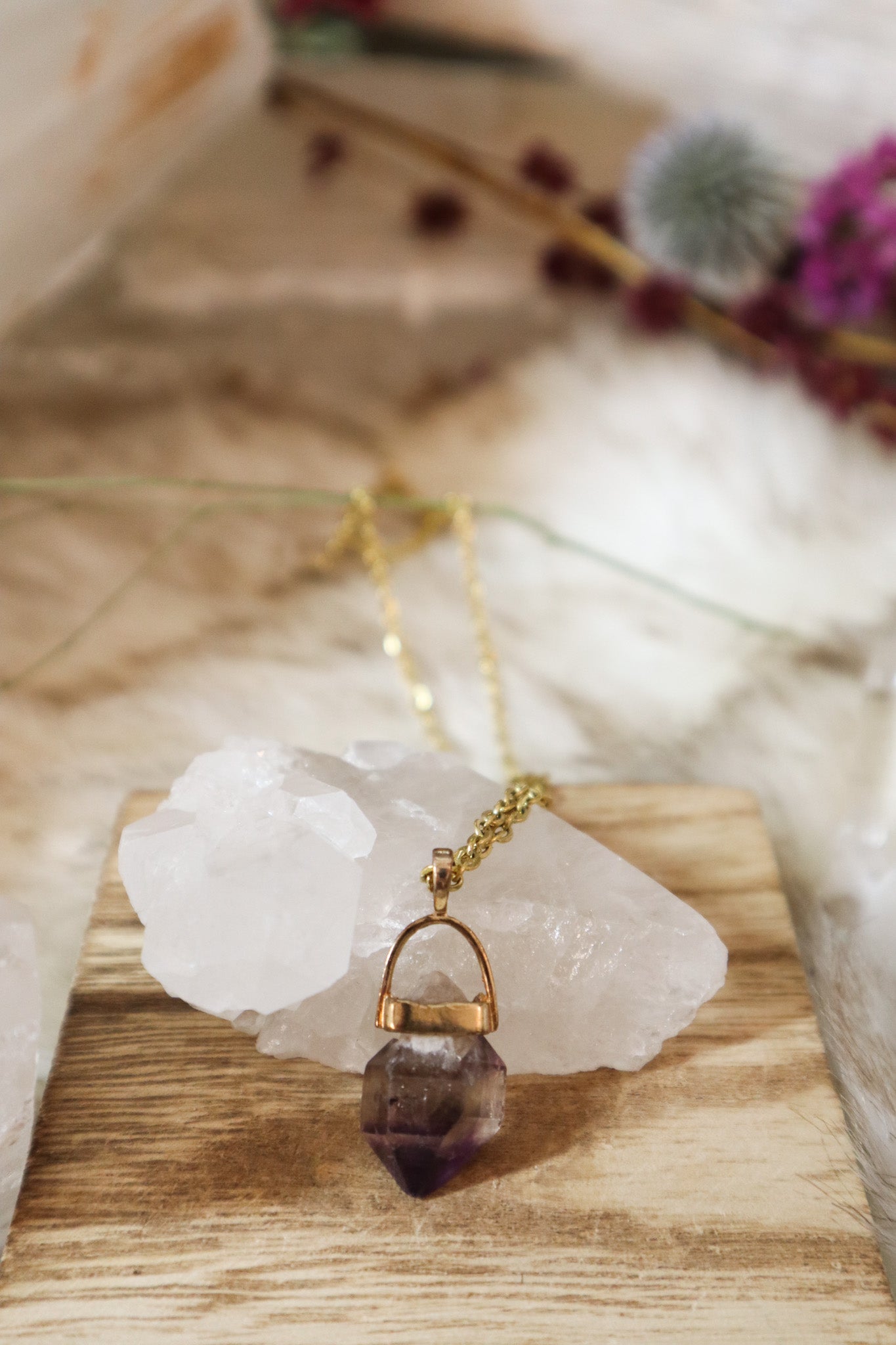 Brandberg Amethyst Necklace