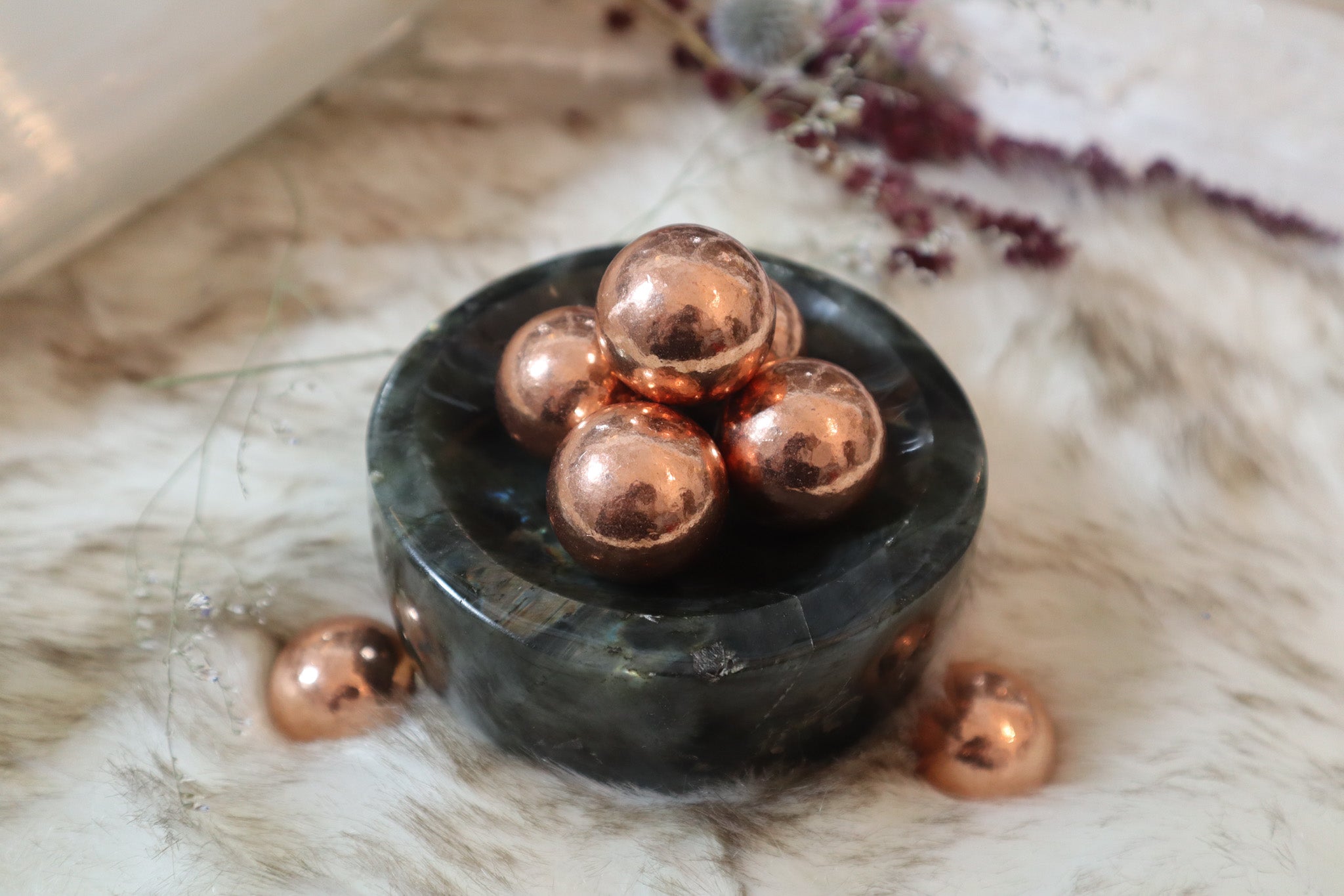 Copper Spheres – Quantum Light Annex Store