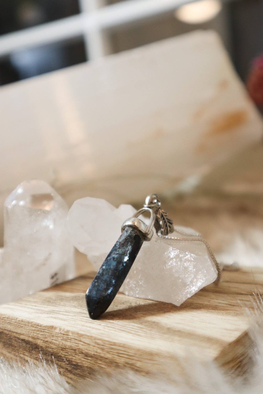 Indigo Kyanite Necklace Quantum Light Annex Store